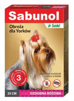 Dr Seidla Sabunol obroża ozdobna przeciw kleszczom i pchłom
