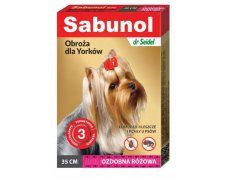 Sabunol ozdobna obroża dla Yorków 35cm