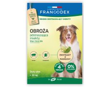 Francodex Obroża dla dużych psów powyżej 20kg odstraszająca insekty 75 cm 