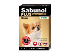 Sabunol Plus obroża brązowa 35cm 