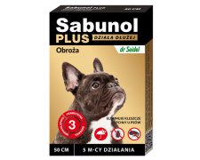 Sabunol Obroża Plus przeciw pchłom dla psa