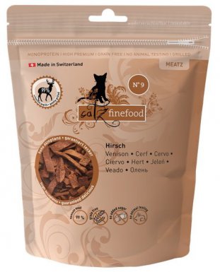 Catz Finefood Meatz N.09 chrupiące paski z suszonego mięsa jeleń 45g
