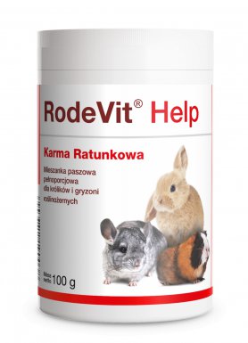 RodeVit Help karma ratunkowa do tymczasowego dokarmiania towarzyszących zwierząt roślinożernych