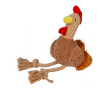 Yarro kogut z nogami ze sznura zabawka dla psa 40cm