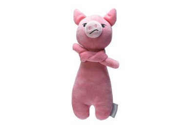 Beeztees Wściekła świnka zabawka pluszowa dla psa 31cm
