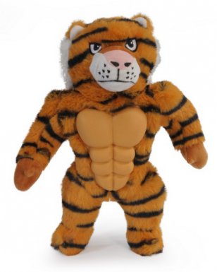 Camon Dog Toy Tygrys pluszowy z piszczałką 30cm
