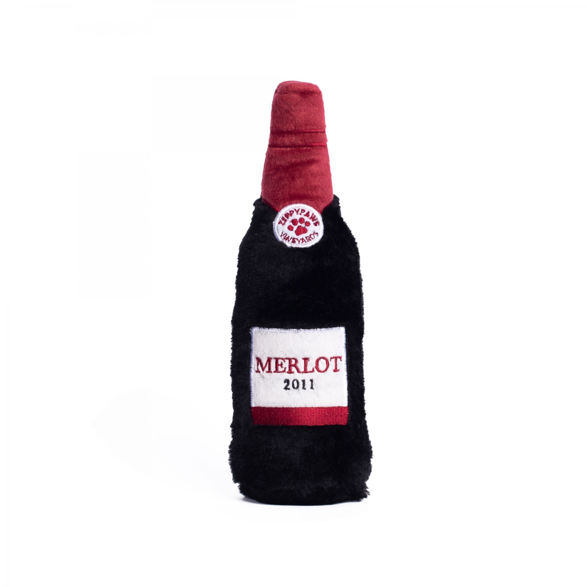 ZippyPaws Merlot pluszowa trzaskająca butelka 28x7,5x7,5cm