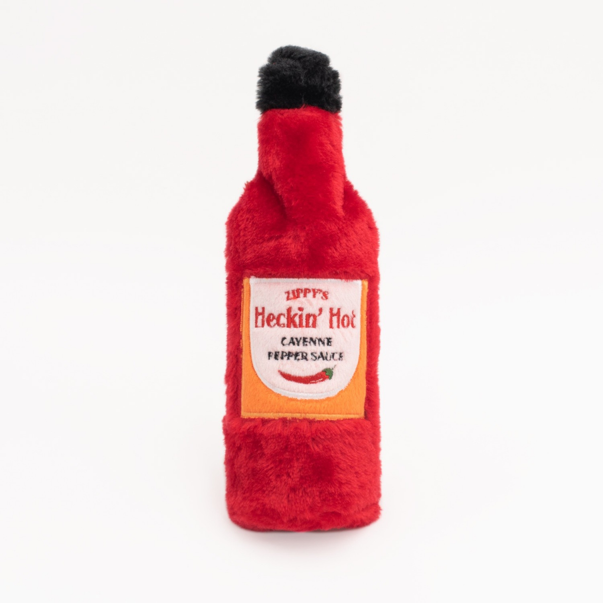 ZippyPaws pluszowa trzaskająca butelka Hot Sauce Heckin' Hot ZP983