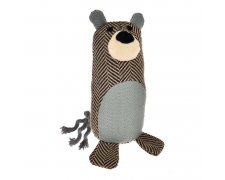 Barry King zabawka dla psa niedźwiedź z wytrzymałej tkaniny z dźwiękiem 20x7.5cm