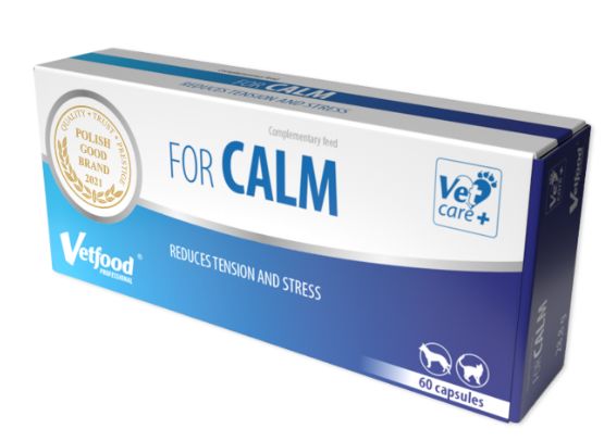 Vetfood For Calm - preparat dla zwierząt podatnych na stres 60 kapsułek