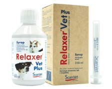 ScanVet Relaxer Vet Plus innowacyjny preparat antystresowy dla psów i kotów 250ml