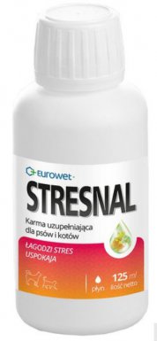 Eurowet Stresnal- preparat uspokajający dla psów i kotów