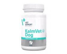 Vet-Trade KalmVet Large Dog dla psów ras średnich i dużych łagodzący objawy stresu, niepokoju 60 kapsułek 
