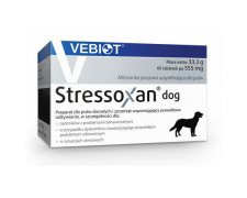 Stressoxan Dog dla psów i szczeniąt z problemami behawioralnymi 60 tabletek