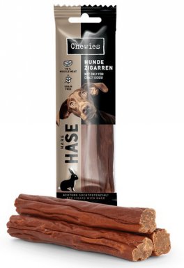 Chewies Hundezigarren Hase Przysmak dla psa o smaku zająca 75g