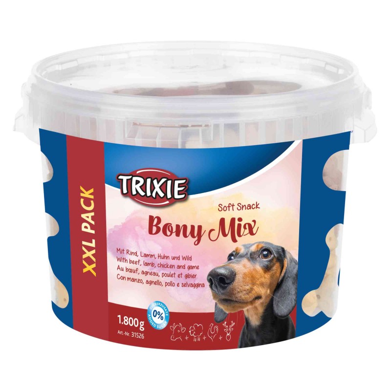 Trixie miękkie przekąski kostki mix XXL dla psa 1,8kg