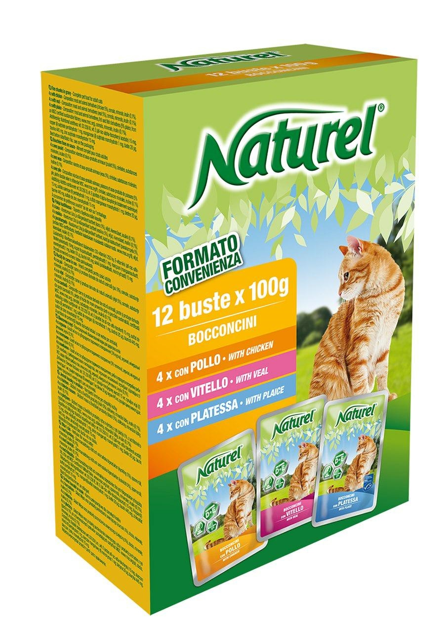 Life Cat Naturel Box saszetki dla kota gotowane na parze 12x100g