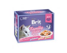 Brit Family Plate zestaw saszetek dla kota 12x85g