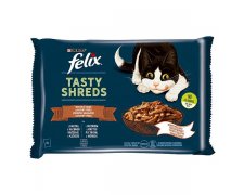 Felix Tasty Shreds saszetki dla kota w sosie kaczka z idykiem 4x80g