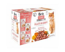Brit Care Flavour Box Adult saszetki dla kota z filetem z miesa 12x85g
