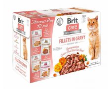 Niska cena! Brit Care Flavour Box Adult saszetki dla kota z filetem z miesa 12x85g