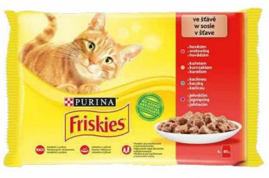 Friskies Mix mięsny w sosie saszetki 4x85g