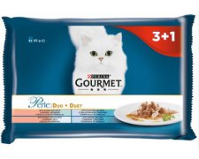 Gourmet Perle Duet rybny 3 + 1 4x85g