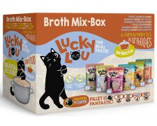 Lucky Lou Extrafood Broth-Mix-Box Multipack w bulionie saszetki 12x70g