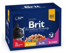 Brit Premium Cat Adult Multipack saszetki 12x100g