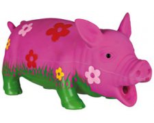 Trixie Pig Prosiak w kwiaty z lateksu dla psa 20cm
