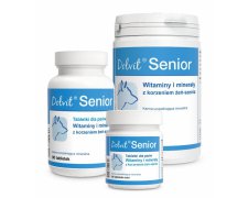 Dolvit Senior- witaminowo-mineralny preparat dla dojrzałych psów z korzeniem żeń-szenia