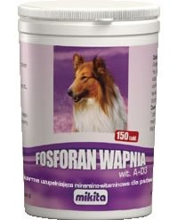 Mikita Fosforan wapnia +wit A+D3 -preparat witaminowo - mineralny dla psów