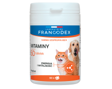 Francodex witaminy dla psów i kotów 60 tabletek
