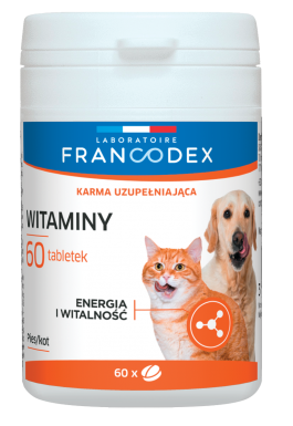 Francodex witaminy dla psów i kotów 60 tabletek