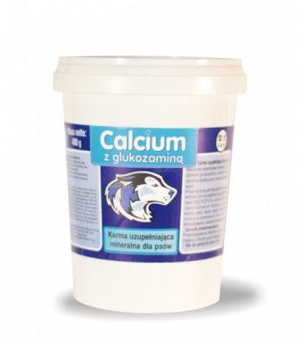 Calcium Niebieski z glukozaminą 400g