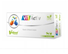 Vetfood VitaActive witaminy i składniki mineralne dla psów i kotów 60szt.