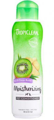 Tropiclean Kiwi & Coconut Butter Conditioner odżywka nawilżająca i ułatwiająca rozczesywanie sierści, z masłem kakaowym dla psa i kota 355ml 