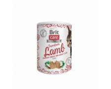 Brit Care Snack Superfruit Lamb bezzbożowy przysmak z jagnięciną dla dorosłego kota 100g
