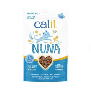 Catit Nuna Białko z owadów i śledź przysmak dla kota 60g