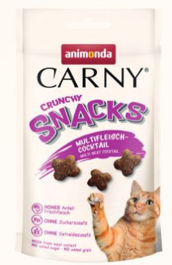 Carny Crunchy Snacks Koktajl Mięsny Przysmaki dla kota 50g