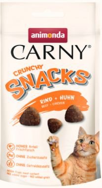 Carny Crunchy Snacks Wołowina z kurczakiem przysmak dla kota 50g