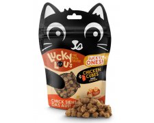 Lucky Lou Lucky Ones Cubes Kurczak super gorące smakołyki z dodatkową zabawą dla kota 80g