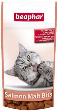 Beaphar Salmon Bits z malt pastą łososiową 35g