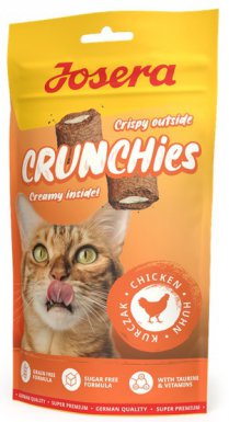 Josera Kot Crunchies Chicken chrupiąca przekąska z kremowym nadzieniem 60g