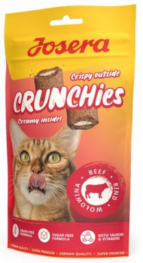 Josera Kot Crunchies Beef chrupiący przysmak z kremowym nadzieniem 60g
