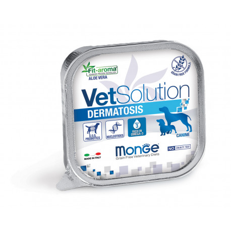Monge VetSolution Dermatosis Karma dla psów z zaburzeniami dermatologicznymi 150g