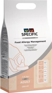Specific Dog Food Adult Allergy Management CDD-HY Niepożądane reakcje na pokarm /alergia pokarmowa lub nietolerancja pokarmowa