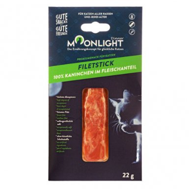 Moonlight Dinner soczysty, aromatyczny filet z mięsa królika przysmaki dla kota 22g