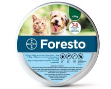 Elanco Foresto obroża przeciw pchłom i kleszczom dla kotów i psów poniżej 8kg