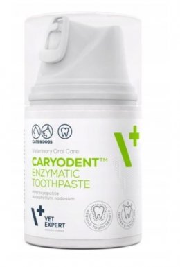 Vet-Expert Caryodent Enzymatic Toothpaste Enzymatyczna, żelowa pasta do zębów dla psów i kotów 50ml